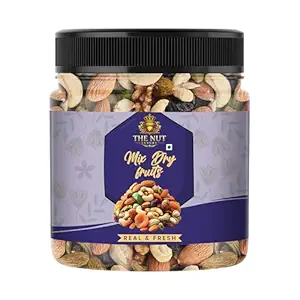 THE NUT LUXURY Mixed Dry Fruits 250gm | Premium Nut & Dried Fruit Mix | Healthy Snack Blend of Almonds, Cashews, Dates, Black Raisins & Green Raisins | Perfect for Fasting, Energy Boost & Daily Nutrition