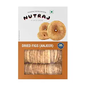 Nutraj Afghani Anjeer Dried 500g Pack | Figs | Dry Fruits | Nuts | Grocery Items