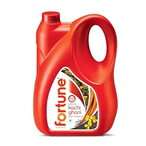 Fortune Premium Kachi Ghani Pure Mustard Oil, 4.5 Kg Jar
