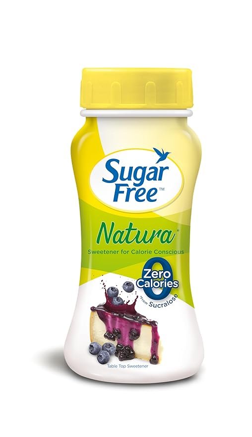 Sugar Free Natura, 100g, Jar | Equivalent to Sweetness from 1Kg Sugar |100% Safe| Scientifically Proven & Tested|Sweet like Sugar but with zero calories|